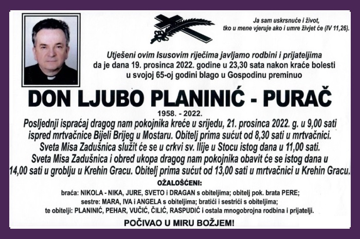 Don Ljubo Planinić –  Purač