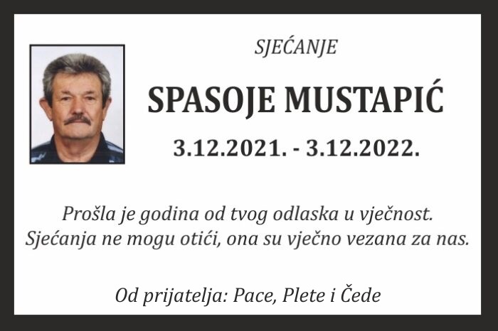 Spasoje  Mustapić