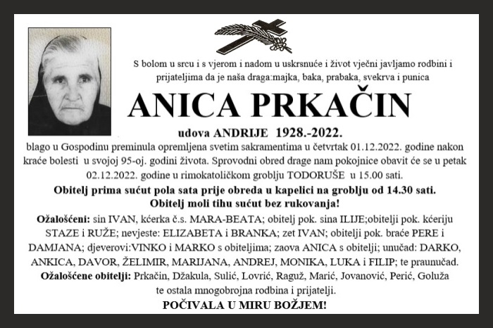 Anica  Prkačin