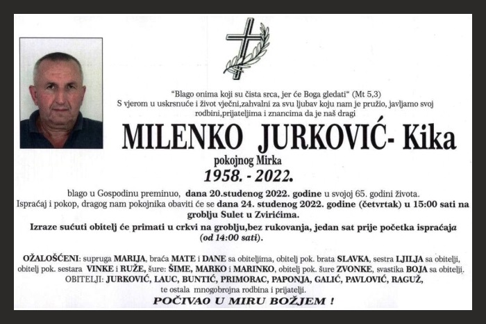 Milenko Jurković –  Kika