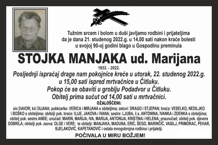 Stojka  Manjaka