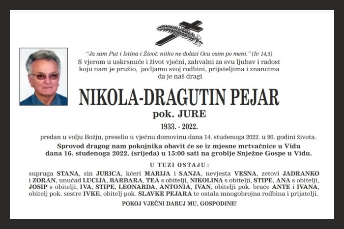 Nikola – Dragutin  Pejar