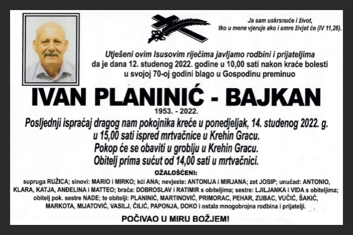 Ivan Planinić –  Bajkan