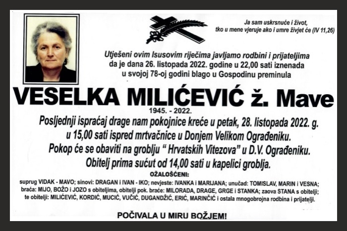 Veselka  Milićević