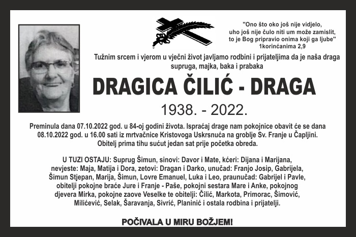 Dragica Čilić –  Draga