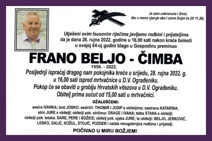 Frano Beljo –  Čimba