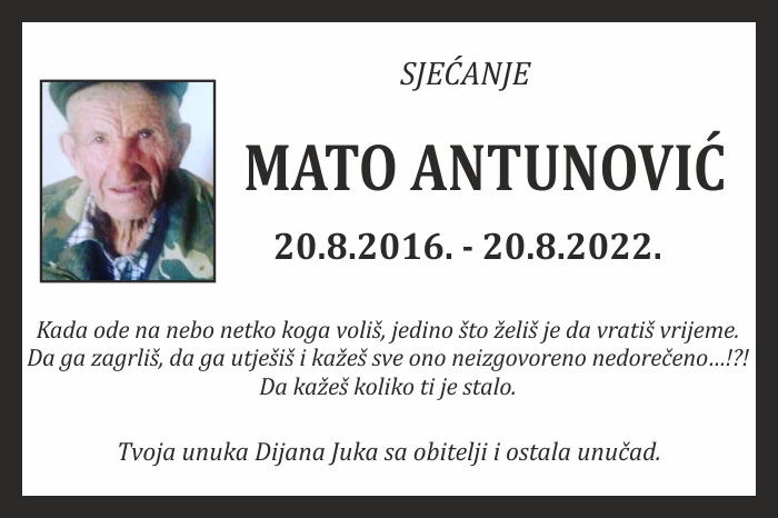 Mato  Antunović