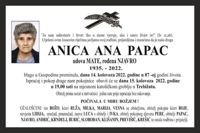 Anica Ana  Papac