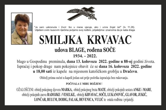 Smiljka  Krvavac