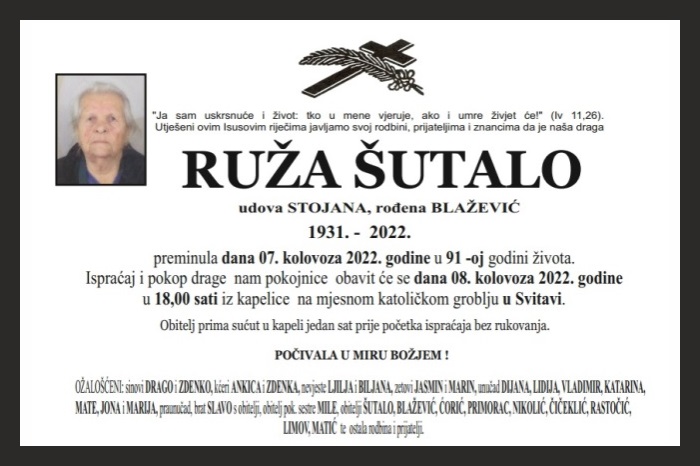 Ruža  Šutalo