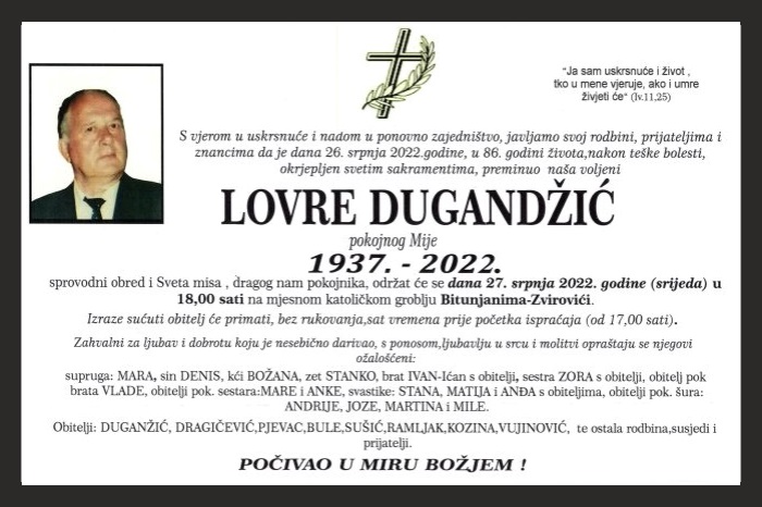 Lovre  Dugandžić