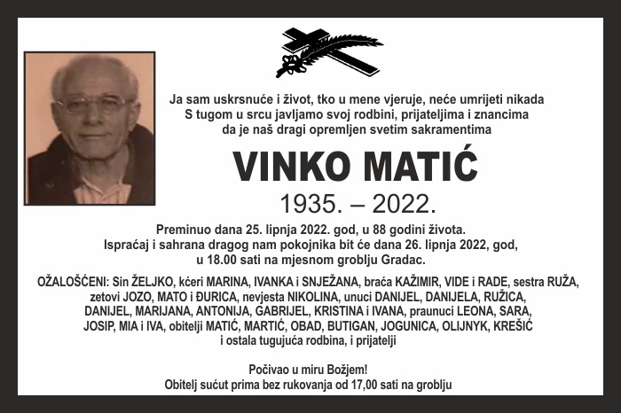 Vinko  Matić