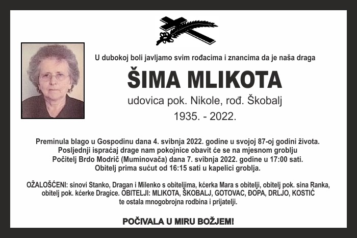 Šima  Mlikota