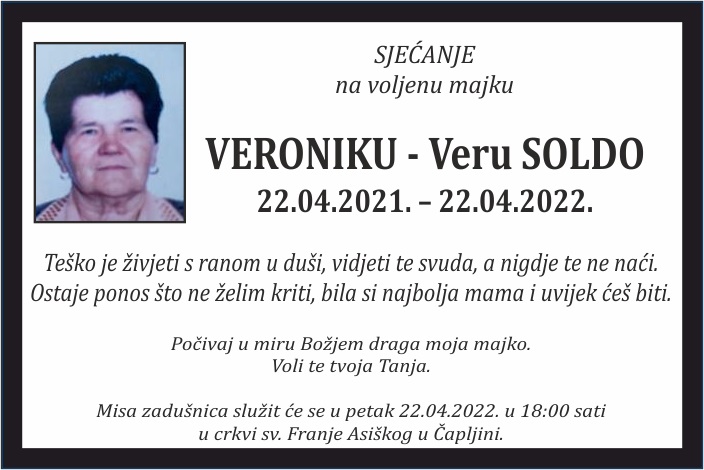 Veronika – Vera  Soldo