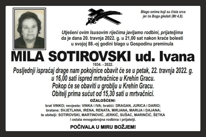 Mila  Sotirovski