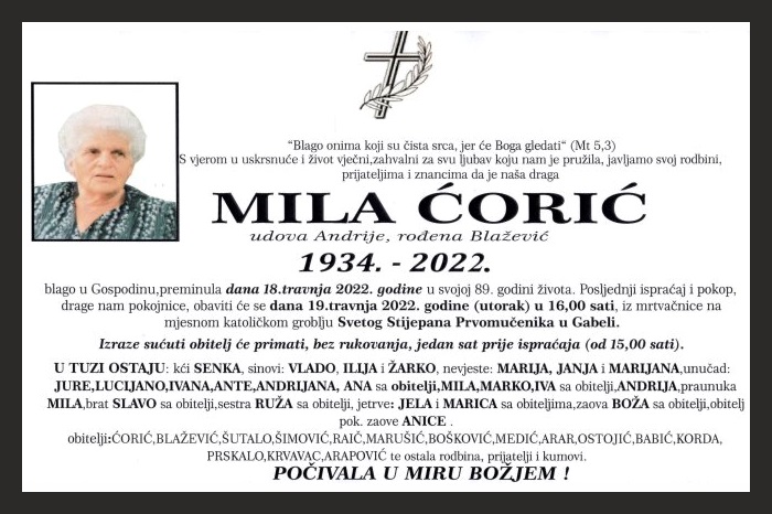 Mila  Ćorić
