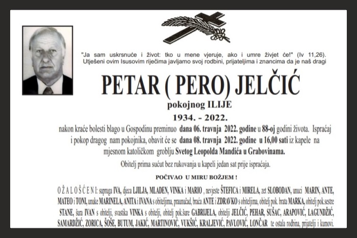Petar (Pero)  Jelčić