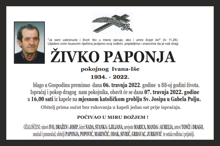 Živko  Paponja