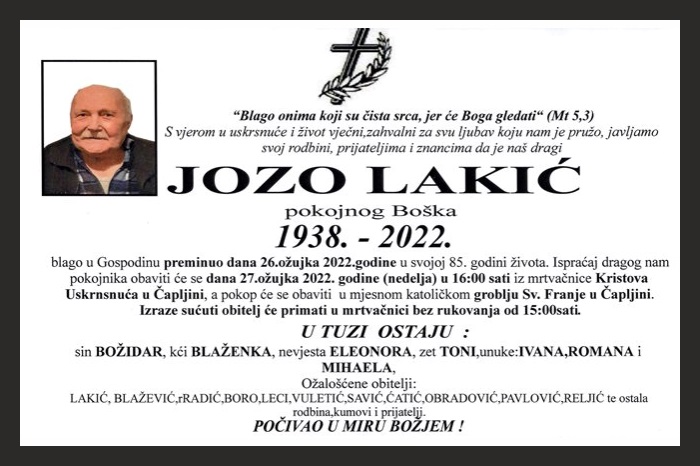 Jozo  Lakić