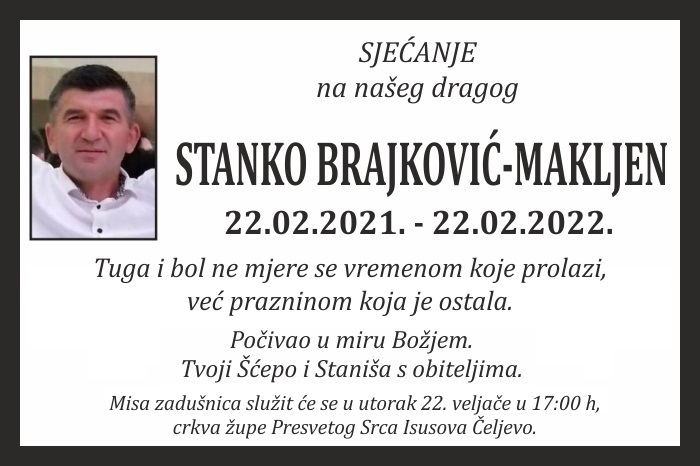 Stanko Brajković –  Makljen