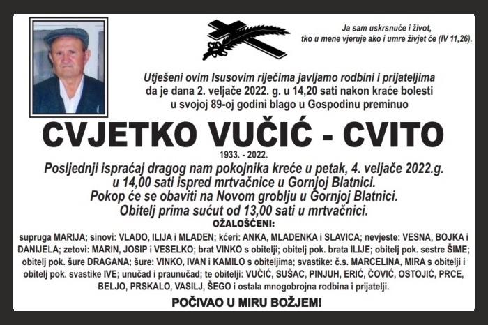 Cvjetko Vučić –  Cvito