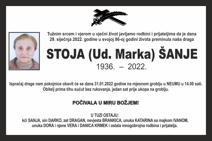 Stoja  Šanje