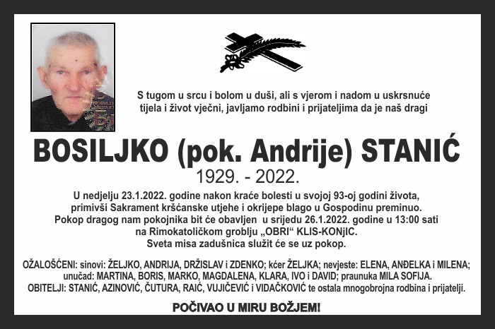 Bosiljko  Stanić