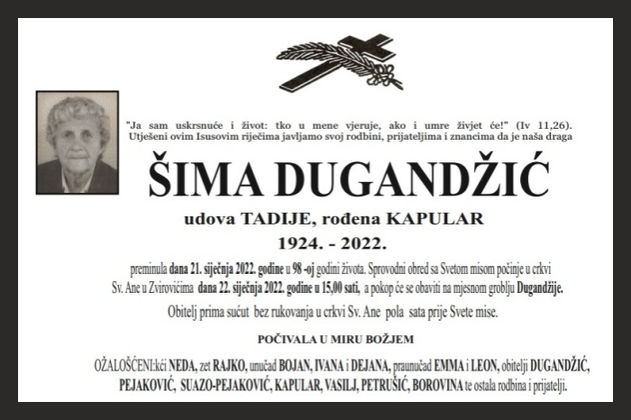 Šima  Dugandžić