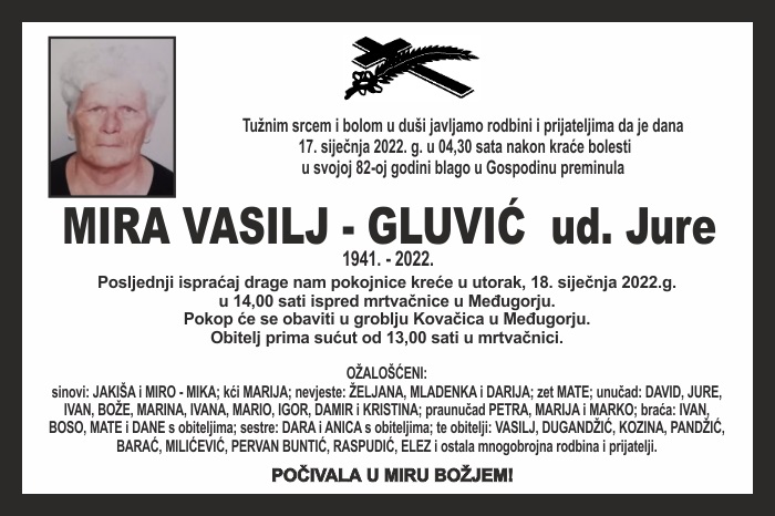 Mira Vasilj –  Gluvić
