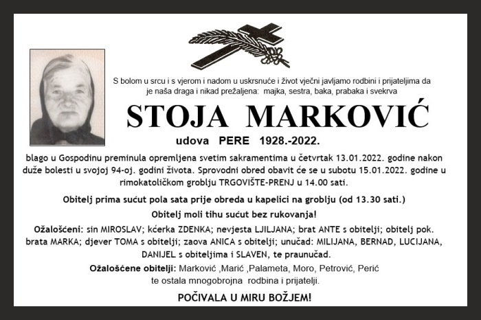 Stoja  Marković
