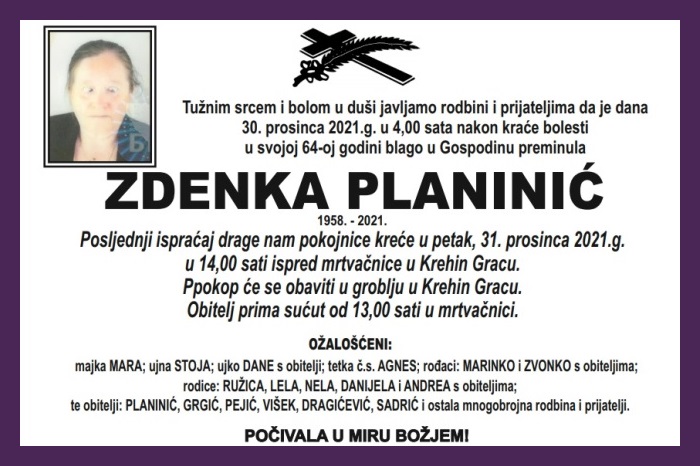 Zdenka  Planinić