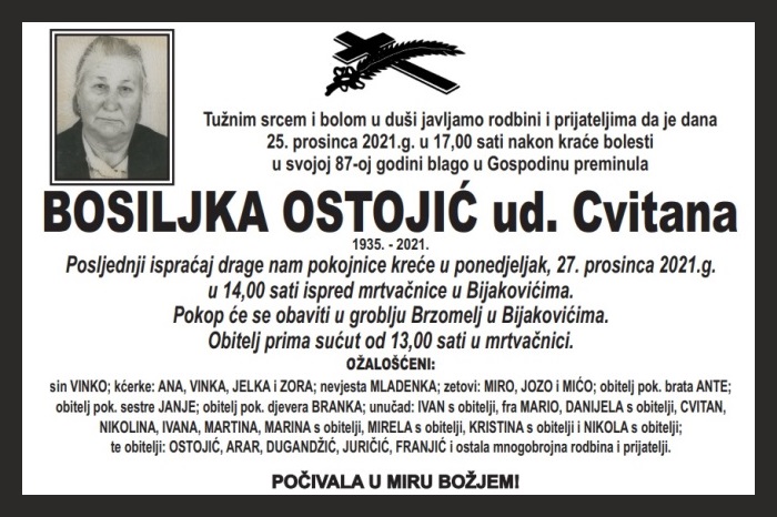 Bosiljka  Ostojić