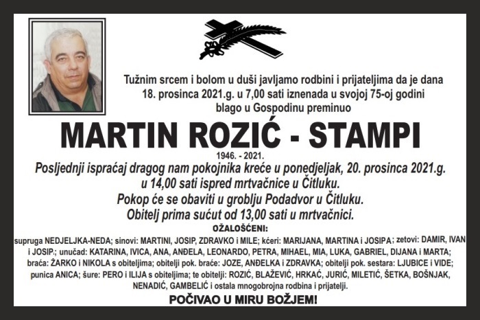 Martin Rozić –  Stampi