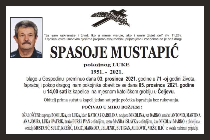 Spasoje  Mustapić