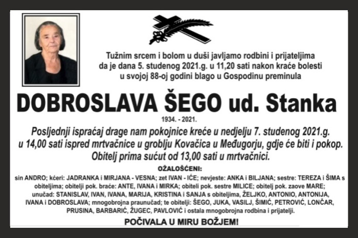 Dobroslava  Šego