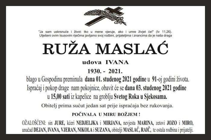 Ruža  Maslać
