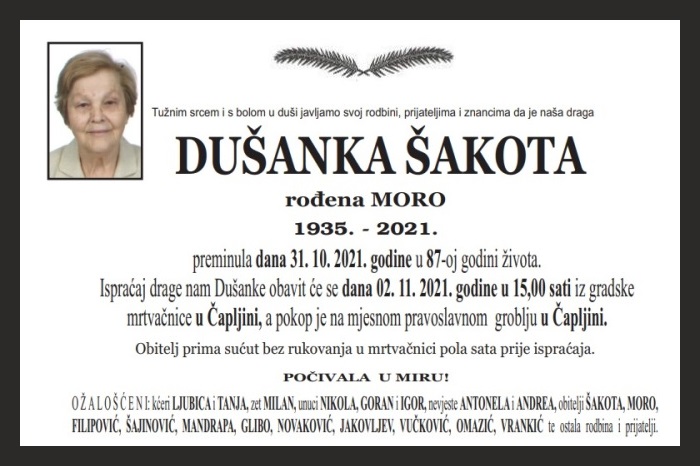 Dušanka  Šakota