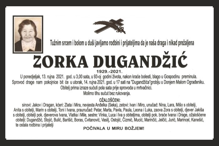 Zorka  Dugandžić