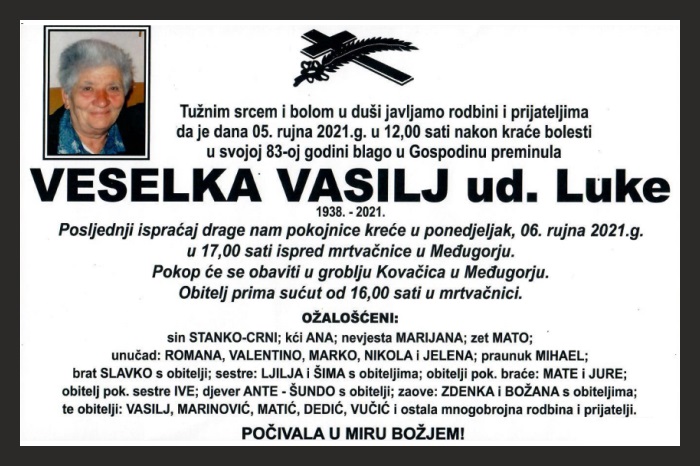 Veselka  Vasilj