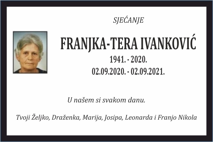 Franjka – Tera  Ivanković