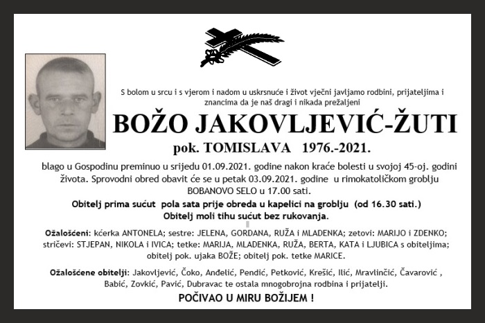 Božo Jakovljević –  Žuti