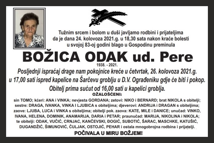 Božica  Odak