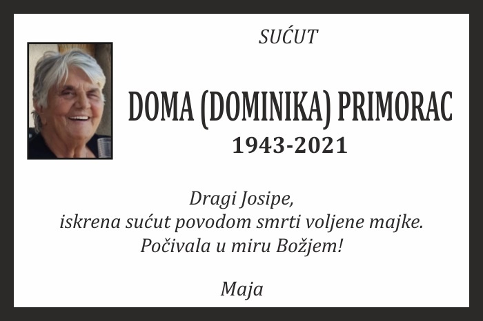 Doma (Dominika)  Primorac