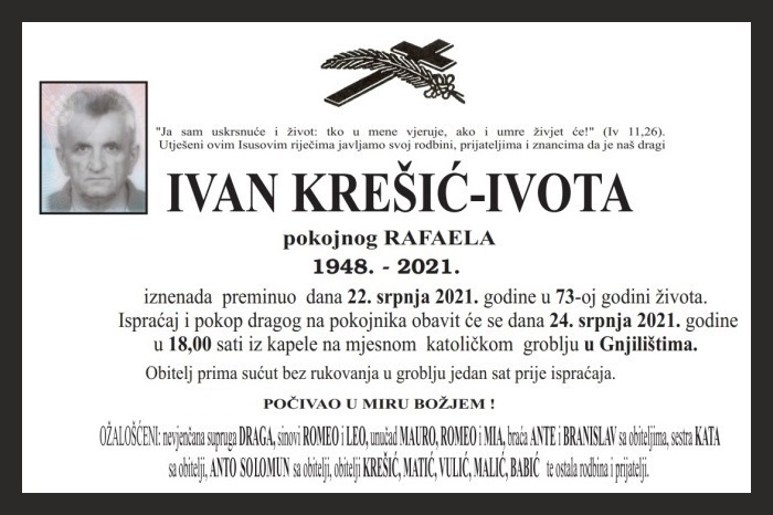 Ivan Krešić –  Ivota