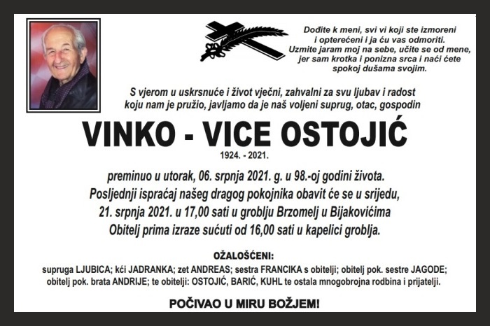 Vinko – Vice  Ostojić