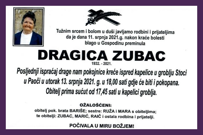 Dragica  Zubac
