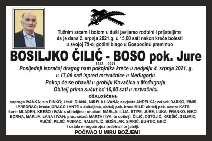 Bosiljko Čilić –  Boso