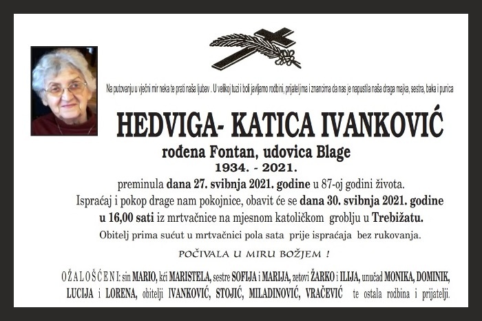 Hedviga- Katica  Ivanković