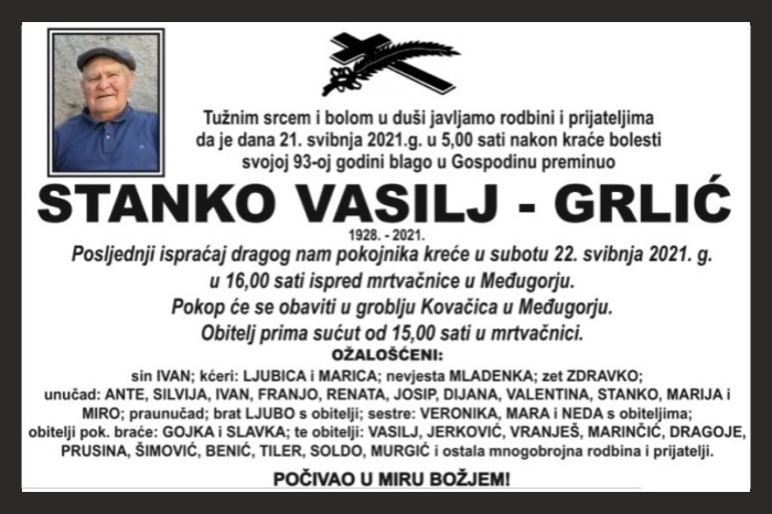 Stanko Vasilj –  Grlić