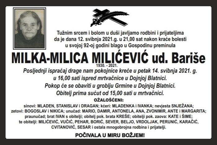 Milka-Milica  Milićević